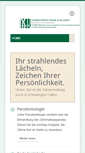 Mobile Screenshot of dr-krause-hannover.de